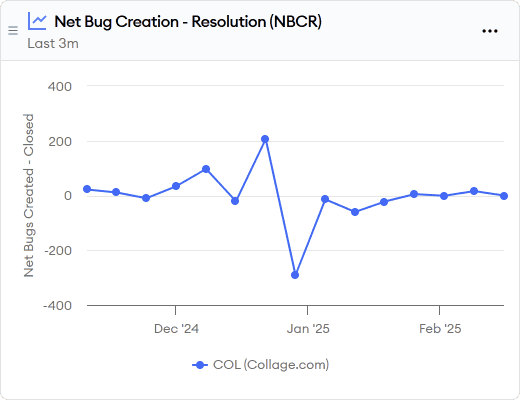 Bug Creation Report Screenshot